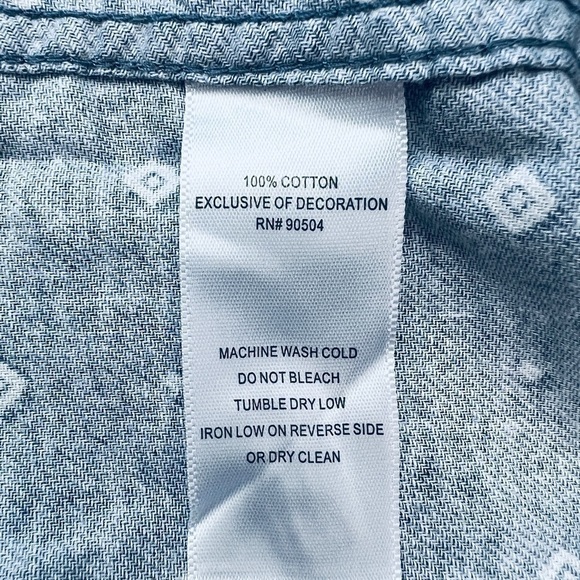 VISITOR XXL Casual Button Down Long Sleeve - Picture 5 of 5